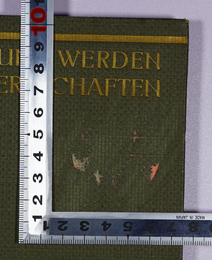 SA 829a : Werben und Werden. Geschichte und System der gewerkschaftlichen Agitation
 (1914);-, Etikett: Signatur; '[...]'