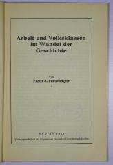 SA 1146 : Arbeit und Volksklassen im Wandel der Geschichte (1925)