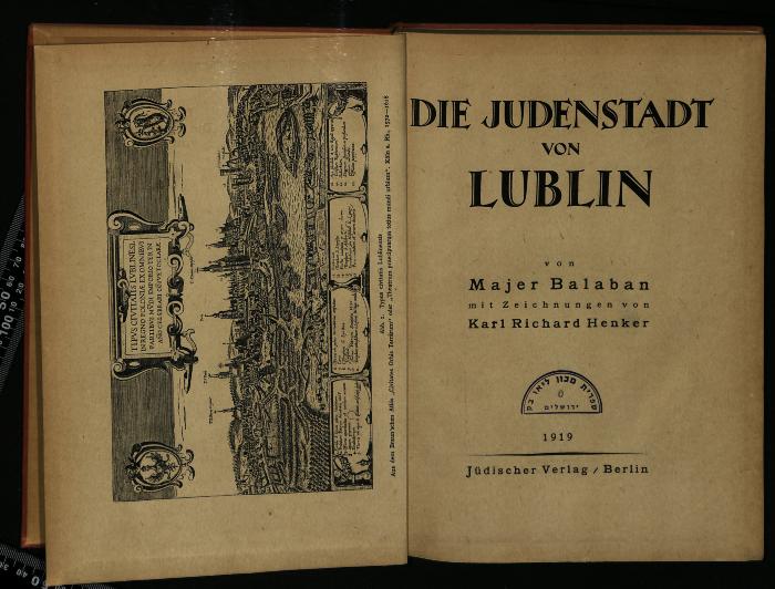 JUD III B 1012 : Die Judenstadt von Lublin (The Jewish City of Lublin) (1919)