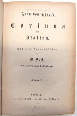 2/766 : Corinna oder Italien. (o. J.)