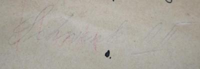Ab 685 e Text: Anabasis in Auswahl : Text (1903);- (Schwenk, [?]), Von Hand: Autogramm, Name, Nummer; 'Schwenk OII'. 