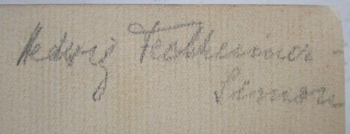 Ab 158 3.Ex.: Der Tell Halaf : Eine neue Kultur im ältesten Mesopotamien (1931);- (Fechheimer, Hedwig), Von Hand: Autogramm, Name; 'Hedwig Fechheimer-Simon'. 