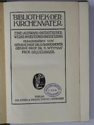 BO 1160 B582-1,53+3 : Des Origenes acht Bücher gegen Celsus