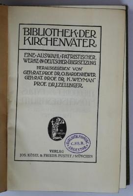 BO 1160 B582-1,50+3 : Des Bischofs Theodoret von Cyrus Mönchsgeschichte