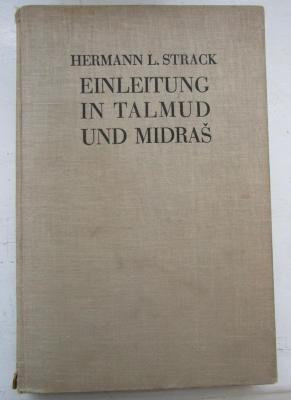 I 6672 e 2.Ex.: Einleitung in Talmud und Midras̆ (1930)