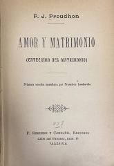 00/12715 : Amor y matrimonio : (catecismo del matrimonio) ([um 1910])