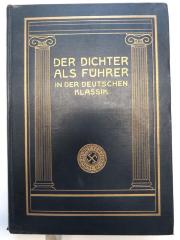 9/1757 : Der Dichter als Führer in der deutschen Klassik. (1928)