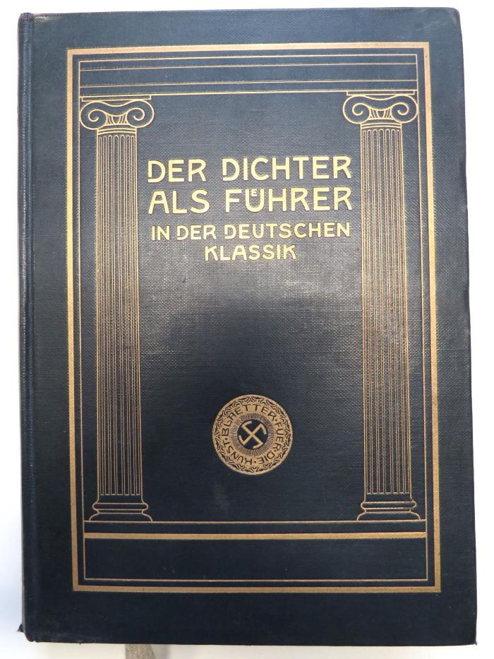 9/1757 : Der Dichter als Führer in der deutschen Klassik. (1928)