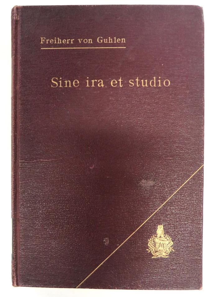 U 3771 : Sine ira et studio. Militärische Betrachtungen (1900-1903).