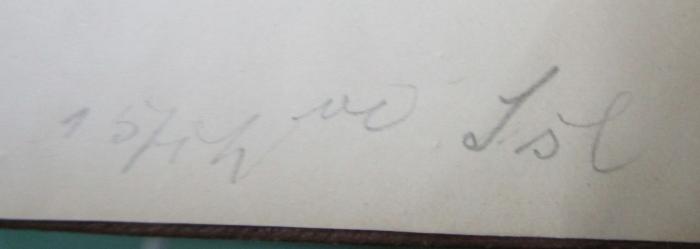 Aa 1433 ca 1-3: Charakterbilder aus der Geschichte und Sage, für einen propädeutischen Geschichtsunterricht (1897);- (unbekannt), Von Hand: Nummer, Notiz; '15/ch 00 Ssl'. 