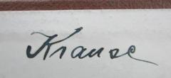 - (Krause, [?]), Von Hand: Autogramm, Name; 'Krause'. 