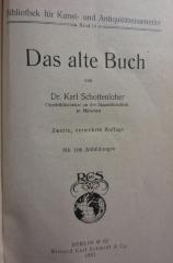 XIV 2997 b: Das alte Buch (1921)