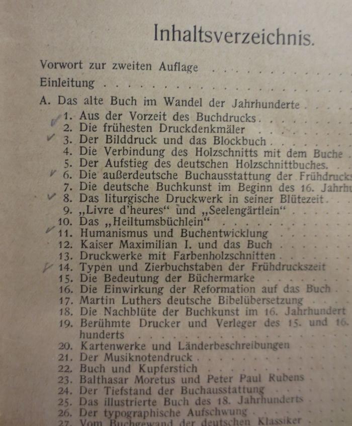 XIV 2997 b: Das alte Buch (1921);- (unbekannt), Von Hand: Annotation. 