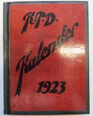 Zs 3946 : 1923 : Taschenkalender der KPD 1923. (1922)