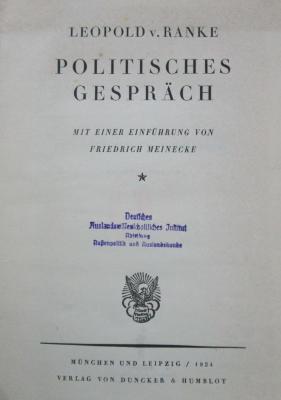 Aa 1464: Politisches Gespräch (1924)