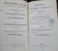 Aa 1456 4,3 - 4,4: Bibliotheca Graeca : virorum doctorum opera. B: Scriptores orationis pedestris. 10: Xenophontis opera omnia
Vol. 4, Sect. 3-4: Xenophontis Hellenica (1853)