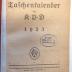 Zs 3946 : 1923 : Taschenkalender der KPD 1923. (1922)