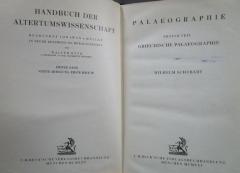 Aa 1463 1: Palaeographie : Erster Theil - Griechische Palaeographie (1925)