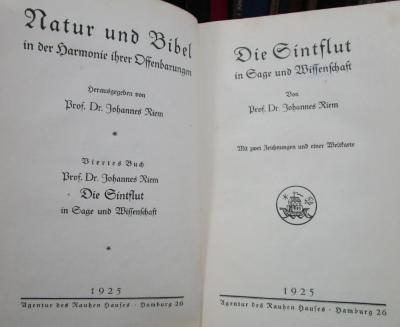 Bd 259: Die Sintflut in Sage und Wissenschaft (1925)