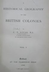 Bg 37 1-3: A historical geography of the british colonies (1888)