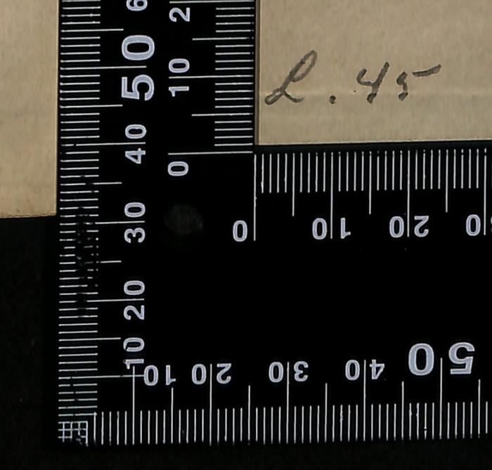 -, Von Hand: Nummer; 'L.45'