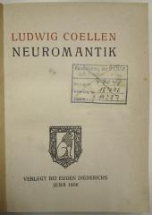 Ca 70: Neuromantik (1906)