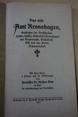 1937 A 16694 : Das alte Amt Kronshagen, Geschichte der Dorfschaften Russee, Hassee, Ottendorf, Kronshagen mit Kopperpahl, Suchsdorf, Wik und des Gutes Schwartenbeck  (1914)