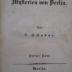  Mysterien von Berlin. Dritter Band (1844)