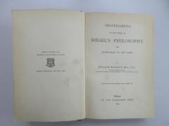 12 G 110&lt;2&gt; : Prolegomena to the study of Hegel's philosophy and especially of his logic (1894)