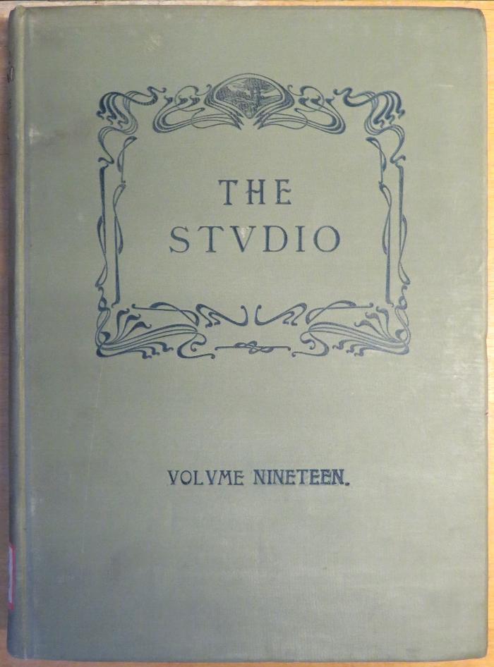 Zs 323 : The Studio. An illustrated magazine of fine and applied art. Vol. 19 (1900)