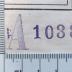 - (Allgemeiner Deutscher Gewerkschaftsbund. Ortsausschuß Herford), Stempel: Signatur; '[violetter Stempel] A [vor violettem Stempel teilw. auf weißem Etikett mit blauem Rand] 1038'. 