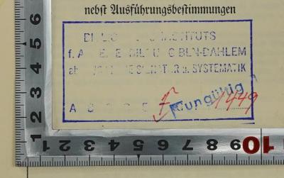 SA 1309-1925 : Tariflöhne der Beschäftigten im Organisationsbereich des Verbandes der Gemeinde- und Staatsarbeiter nebst Ausführungsbestimmungen (1925);- (Bibliothek des Instituts für Arbeiterbildung Berlin-Dahlem), Stempel: Berufsangabe/Titel/Branche, Ortsangabe, Signatur; 'Bibliothek d. Instituts f. Arbeiterbildung BLN-Dahlem ab: XI/69 neue Signatur u. Systematik F 1449'. 