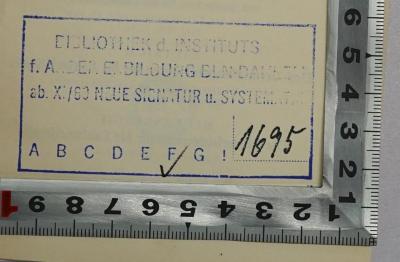 SA 1617&lt;2&gt; : Verordnung zur Vermehrung und Erhaltung der Arbeitsgelegenheit vom 5. September 1932 : mit Durchführungsverordnunge vom 14, u. 21. Sept. u. 3. Okt. 1932. (1932);- (Bibliothek des Instituts für Arbeiterbildung Berlin-Dahlem), Stempel: Berufsangabe/Titel/Branche, Ortsangabe, Signatur; 'Bibliothek d. Instituts f. Arbeiterbildung BLN-Dahlem ab: XI/69 neue Signatur u. Systematik F 1695'. 