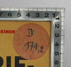 - (Gewerkschaft öffentliche Dienste Transport und Verkehr Bezirksleitung Berlin), Etikett: Signatur; 'D 171,2'. 