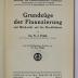 SA 1971 : Grundzüge der Finanzierung (1926)