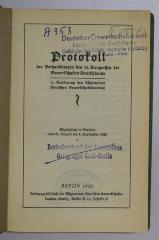 SA 1352-12 : Protokoll der Verhandlungen des 12. Kongresses der Gewerkschaften Deutschlands
 (1925)