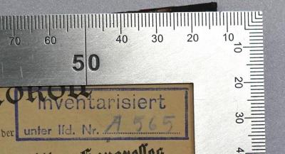 SA 1352-1 bis -4, -9 : Protokoll der Verhandlungen des [...] Kongresses der Gewerkschaften Deutschlands (für die Jahre 1892. 1896, 1899, 1902, 1914)
;- (Deutscher Gewerkschaftsbund Landesbezirk Groß-Berlin Presse-Funk-Film;Deutscher Gewerkschaftsbund Landesbezirk Groß-Berlin), Stempel: Inventar-/ Zugangsnummer; 'Inventarisiert unter lfd. Nr. A 565'. 