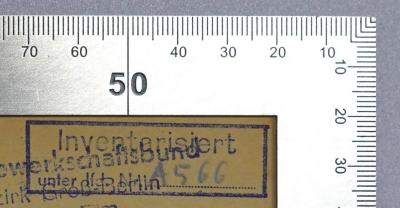 SA 1352-1 bis -4, -9 : Protokoll der Verhandlungen des [...] Kongresses der Gewerkschaften Deutschlands (für die Jahre 1892. 1896, 1899, 1902, 1914)
;- (Deutscher Gewerkschaftsbund Landesbezirk Groß-Berlin Presse-Funk-Film;Deutscher Gewerkschaftsbund Landesbezirk Groß-Berlin), Stempel: Inventar-/ Zugangsnummer; 'Inventarisiert unter lfd. Nr. A 566'. 