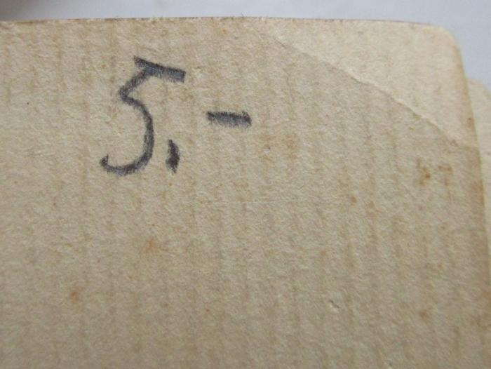 Cm 462: Die Powenzbande : Zoologie einer Familie (1930);- (unbekannt), Von Hand: Preis; '5.-'. 