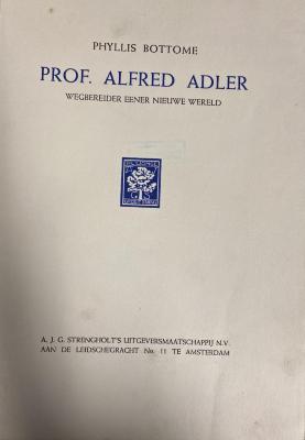00/23425 : Prof. Alfred Adler. Wegbereider eener niuewe wereld (1940)