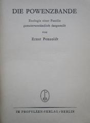 Cm 462: Die Powenzbande : Zoologie einer Familie (1930)