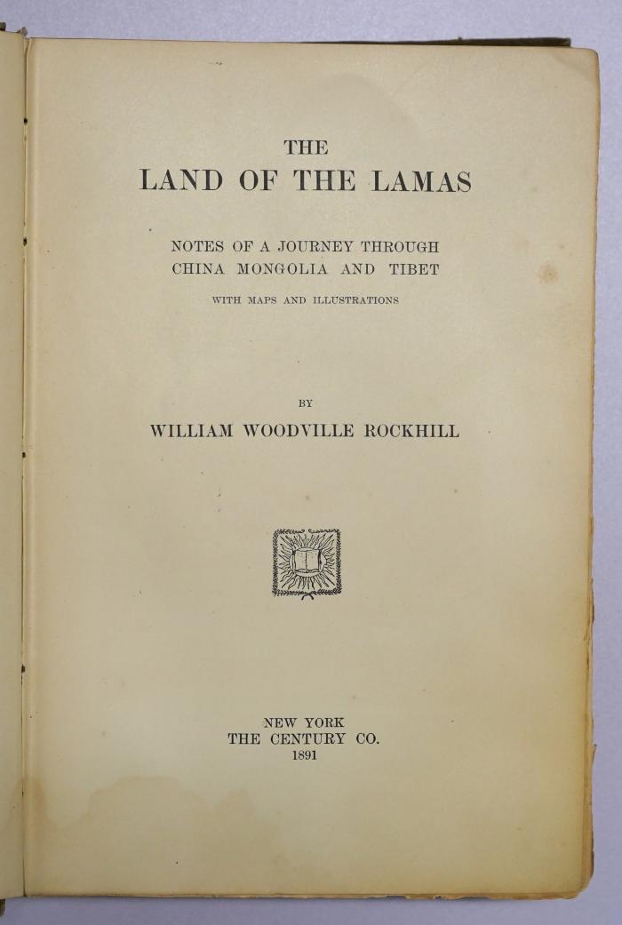 Ig 9 : The Land Of The Lamas (1891)