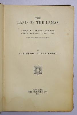 Ig 9 : The Land Of The Lamas (1891)
