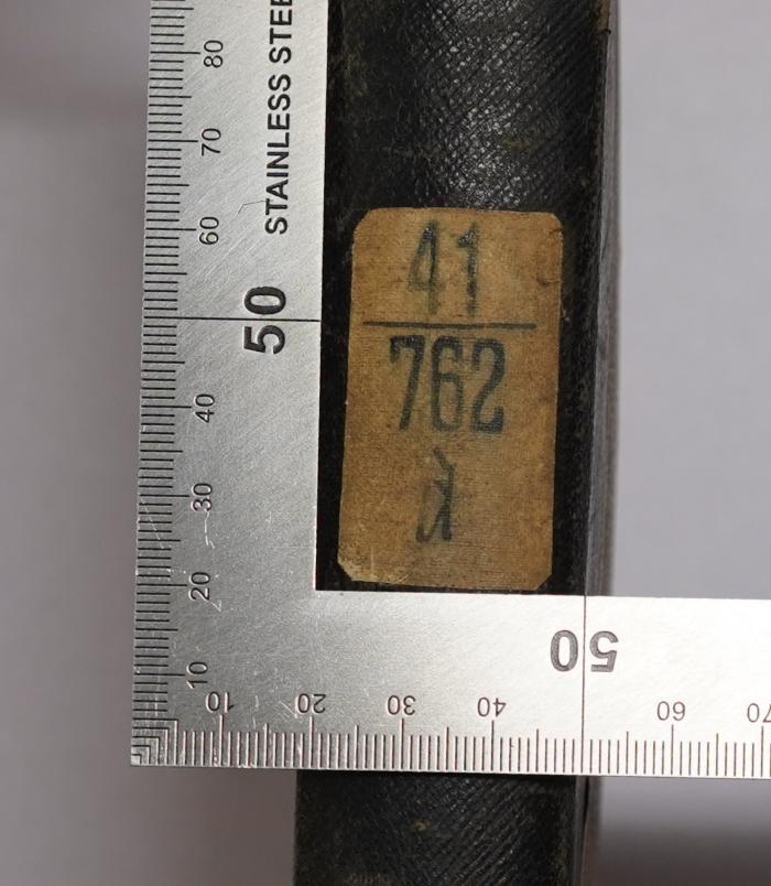SA 3091 : Der unsaubere Frieden : Versailles (1925);- (Siemens und Halske Aktiengesellschaft. Bücherei), Etikett: Signatur; '41/762a'. 