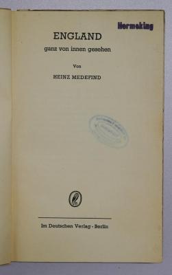 SA 2029 : England ganz von innen gesehen (1939)