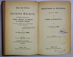 Ig 24-3 : Bau und Leben des socialen Körpers. 3. Specielle Socialwissenschaft. 1, Kapitalismus und Socialismus : mit besonderer Rücksicht auf Geschäfts- und Vermögensformen (1878)