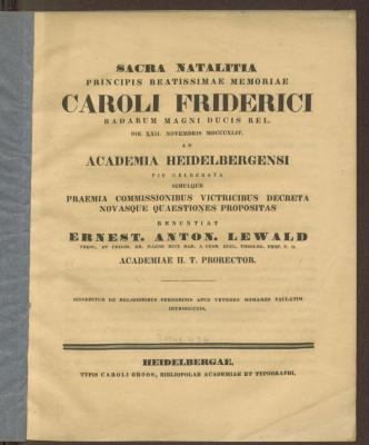 Qh 22015:F8 : De religionibus peregrinis apud veteres Romanos paulatim introductis. (1844)
