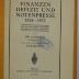 SA 2028 : Finanzen, Defizit und Notenpresse neunzehnhundertvierzehn bis neunzehnhundertzweiundzwanzig : Reich, Preussen, Bayern, Sachsen, Württemberg (1923)