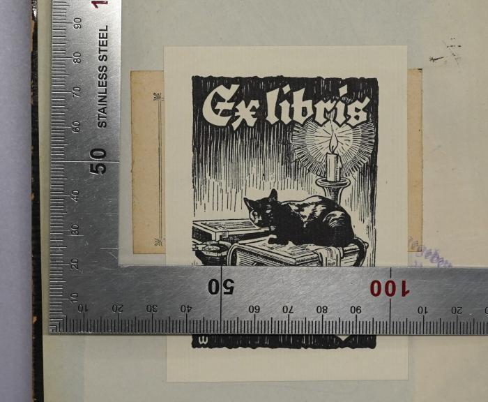 SA 1990 : Erinnerungen, Aufsätze und Reden (1902);-, Überklebt: Exlibris; '[...]'