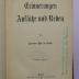 SA 1990 : Erinnerungen, Aufsätze und Reden (1902)